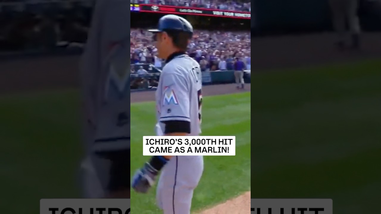 People forget that Ichiro's legendary 3,000th hit came as a member