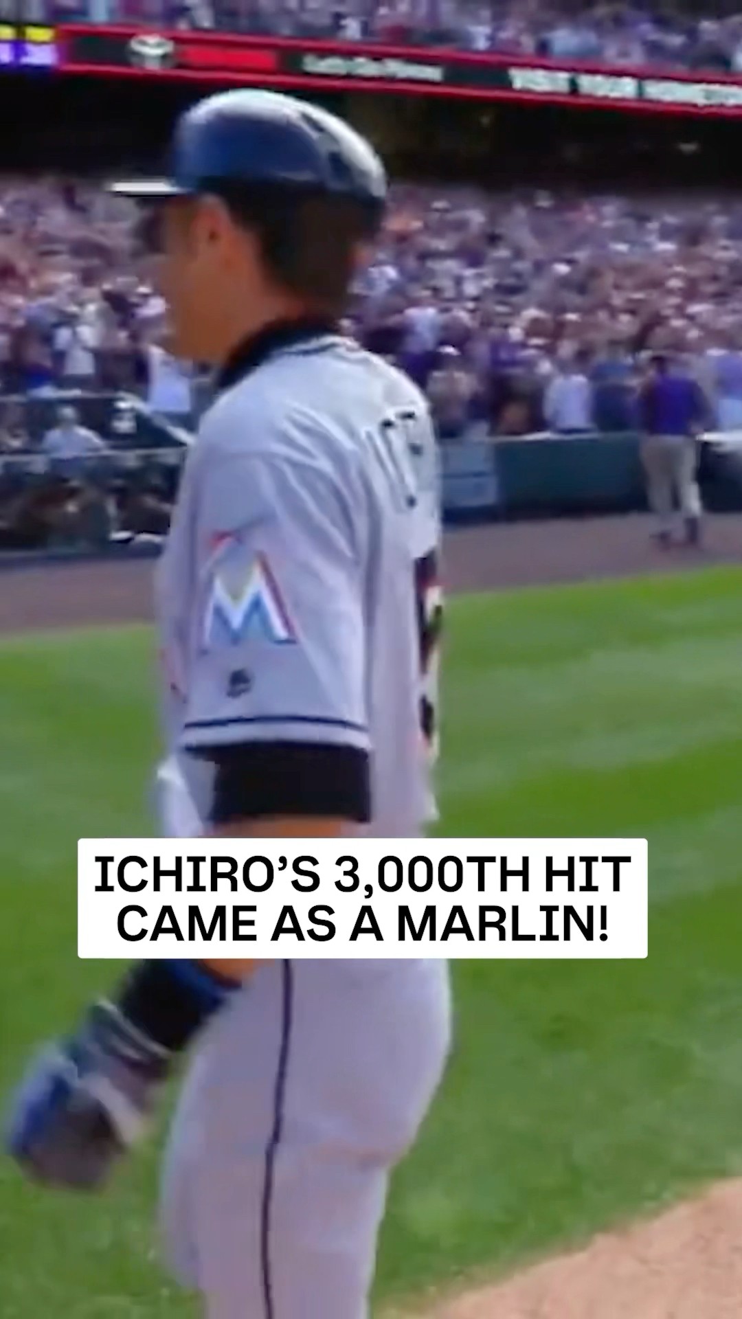 People forget that Ichiro's legendary 3,000th hit came as a member