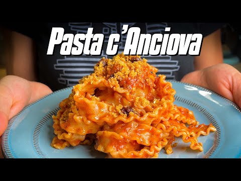 How to Make Pasta c'Anciova | Sicilian Anchovy Pasta Recipe