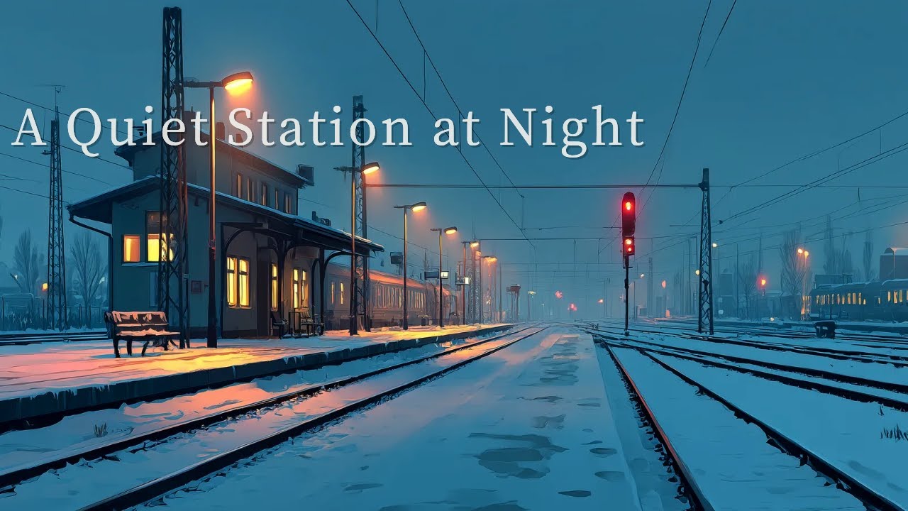 A Quiet Station at Night｜2 Hours Sleep Music for Deep Rest