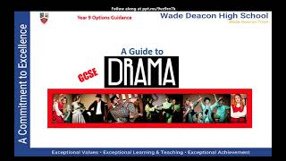 Year 9 Options - Drama