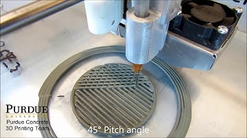 3D printed cement paste with Bouligand architecture (45° pitch angle)