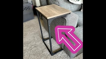 Review of Vasagle C-Shaped Sofa End Table