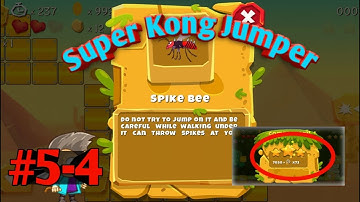 Super Kong Jumper Gameplay Level 5-4 | Game Android, ios