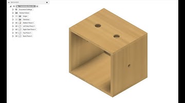 PLTW IED - Activity 4.1.7 - Automata Box Hole Placement and Creation In Autodesk Fusion