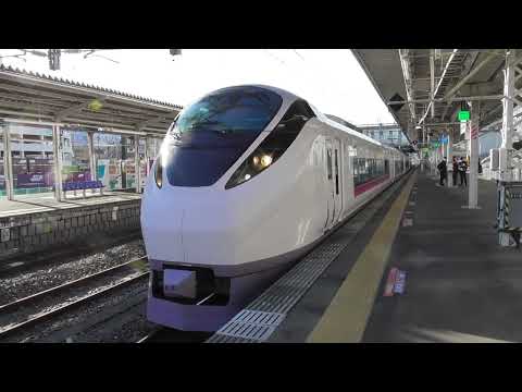 Ｅ６５７系　ひたち３号　仙台行き　土浦駅発車