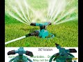 1005005837674915 Sprinkler Nozzle 360 Degree Automatic Rotating Water Spray Garden Lawn