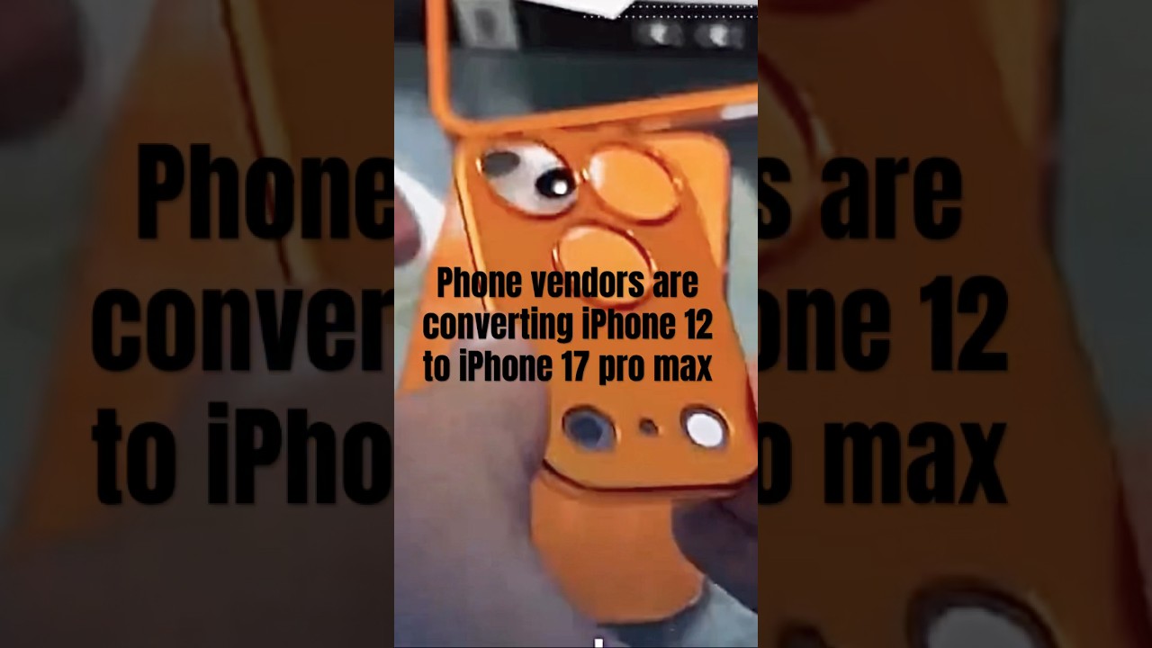 FAKE iPhone 17 from an iPhone 12?! 👀
