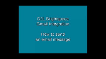 D2L & Gmail Integration:  How to send an email for students
