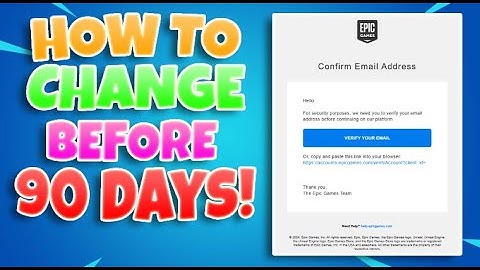 (NOT PATCHED!) How to Change Your Email Without Waiting 90 Days!