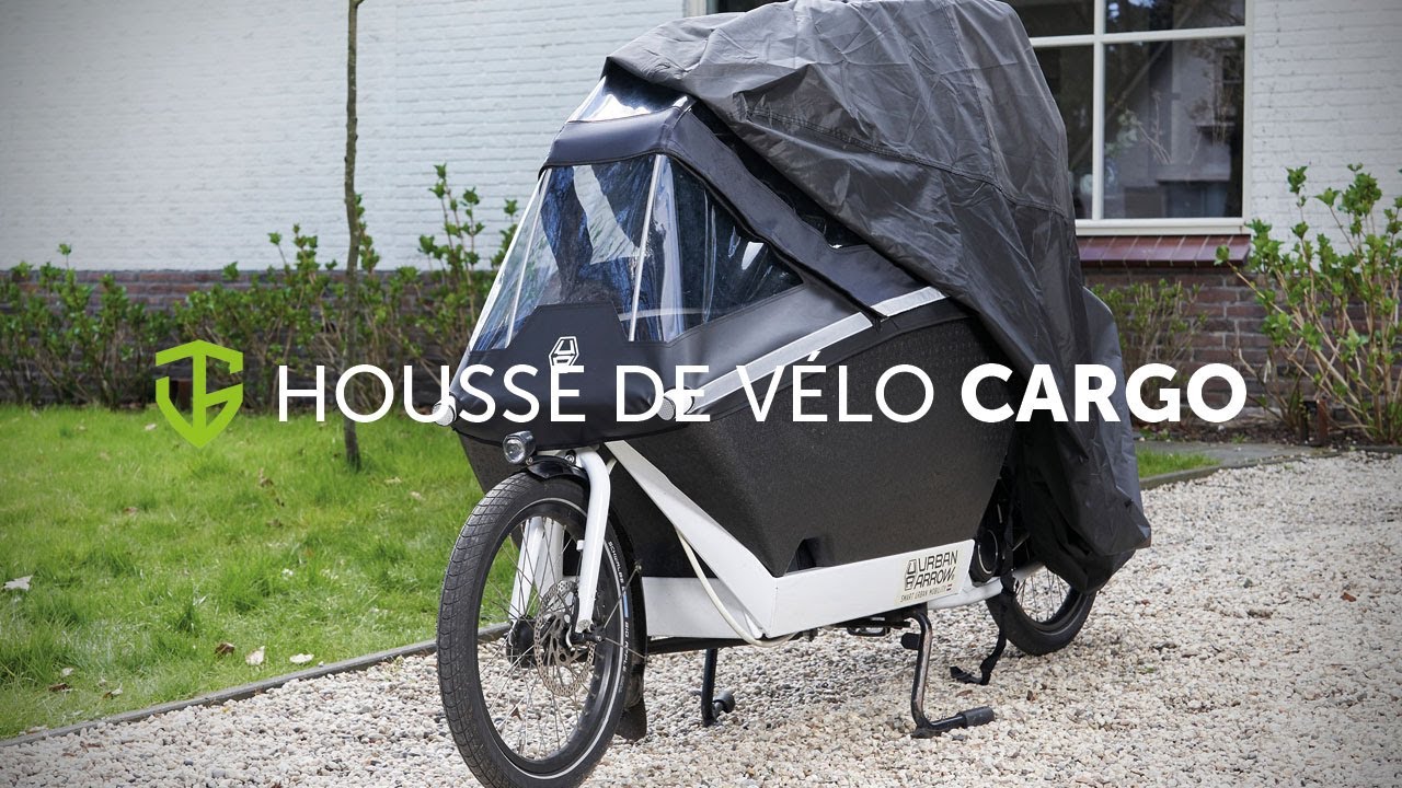 Infradesktrading Housse pour vélo Cargo Deux-Roues. 