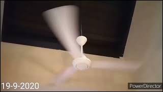 KDK ceiling fan K15V0 second iteration all speed control by Elmark 4 speed regulator controller