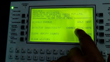 Notifier Fire panel Time change |  नोटीफायर पेनेल वेळत बदल करणं सेटिंग #pune #fairepanel