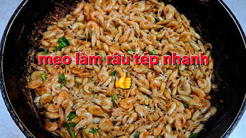 Ngoai chia sẻ cách làm râu tép nhanh o cần kéo rang mắm rất ngon