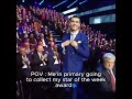 pov: getting star of the week in primary