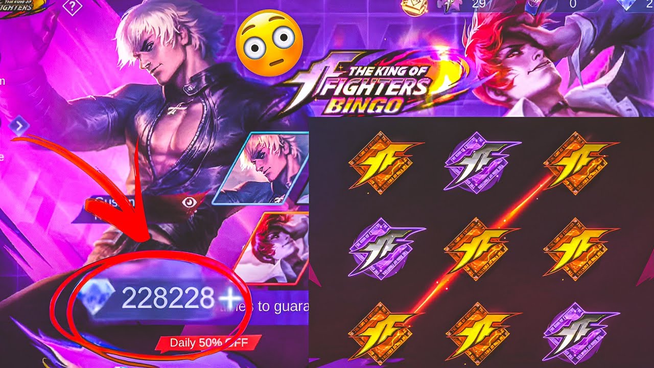 I SPEND MY ALL DIAMONDS IN KOF BINGO EVENT 😱🔥!! WHICH SKIN I GET IN KOF DRAW-2026