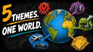 Five Themes of Geography Explained (Location, Place, HEI, Movement & Region)