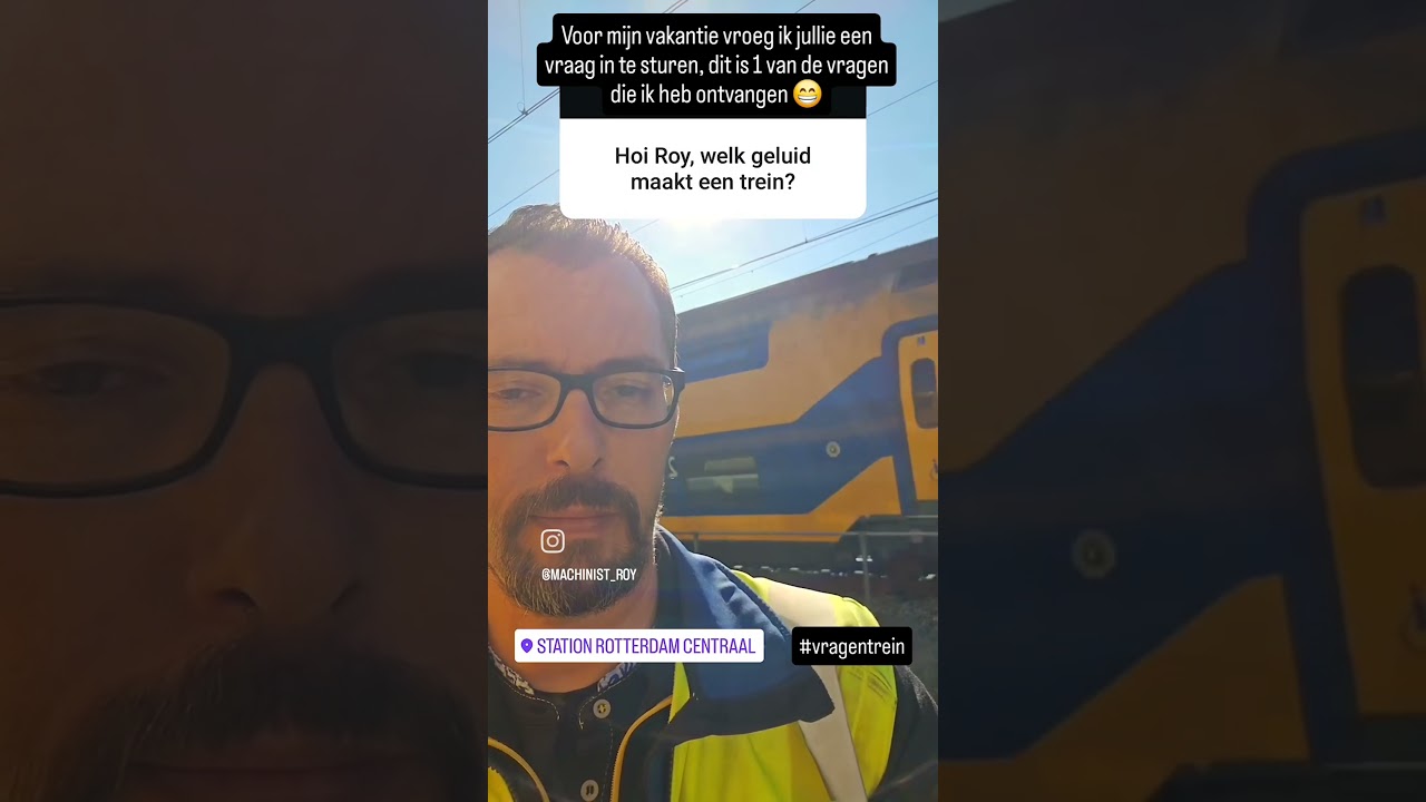 Vragentrein: Welk geluid maakt een trein? #werkenbijns