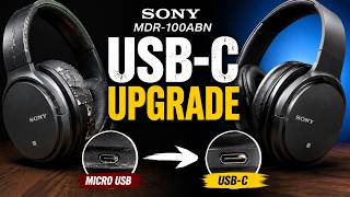 [No BGM] Sony MDR-100ABN Refresh & USB-C Upgrade | New Ear Pads & Headband Replacement