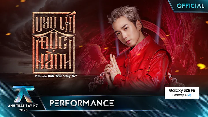 VẠN LÝ ĐỘC HÀNH - Karik | Anh Trai "Say Hi" 2025 [Performance]
