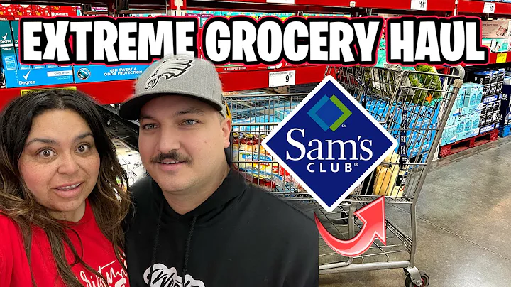 SAMS CLUB BUDGET GROCERY HAUL! HIGHEST PRICES YET ...