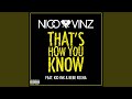Miniature de la vidéo de la chanson That's How You Know