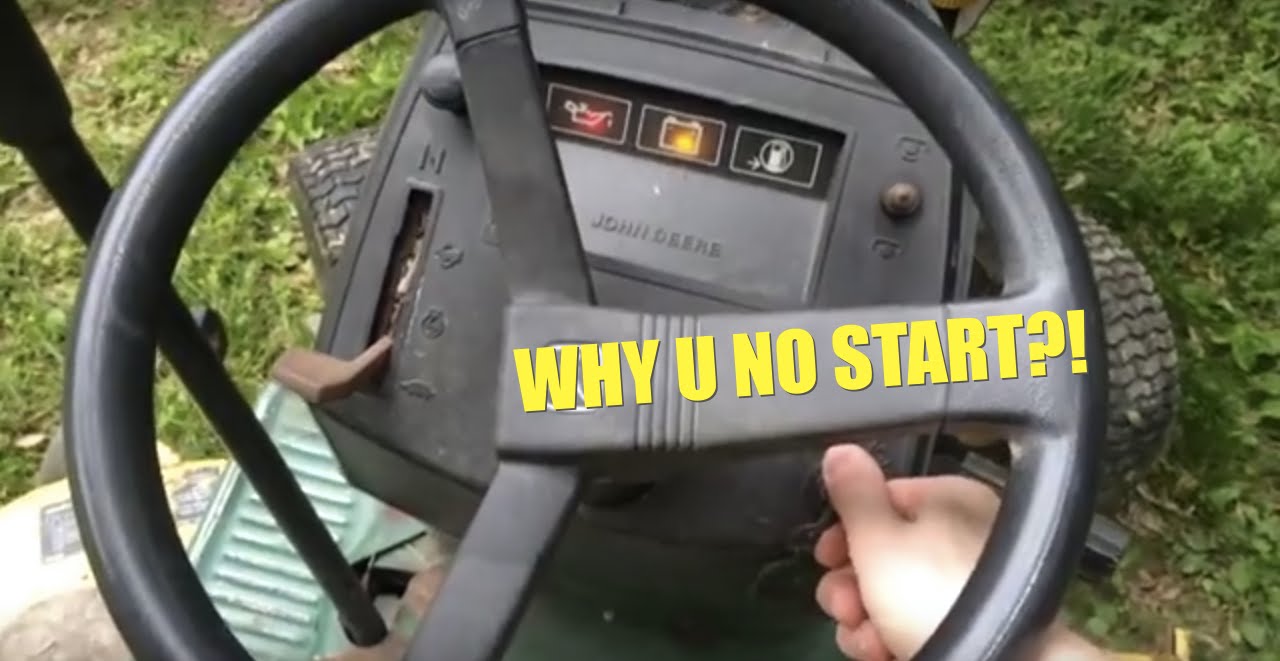 How To Start A Riding Lawn Mower With A Screwdriver Let S Start