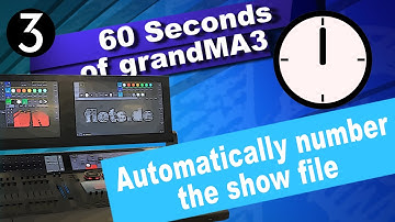 Automatically number the show file