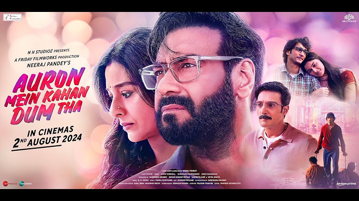 Auron Mein Kahan Dum Tha (Official Trailer) | Ajay, Tabu, Jimmy, Shantanu, Saiee | 2nd Aug |Neeraj P