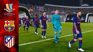 Atletico madrid vs barcelona - spanish super cup semi-final pes 2020
gameplay