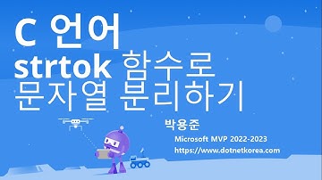 C 언어 strtok 함수로 문자열에서 구분자로 문자열 분리하기