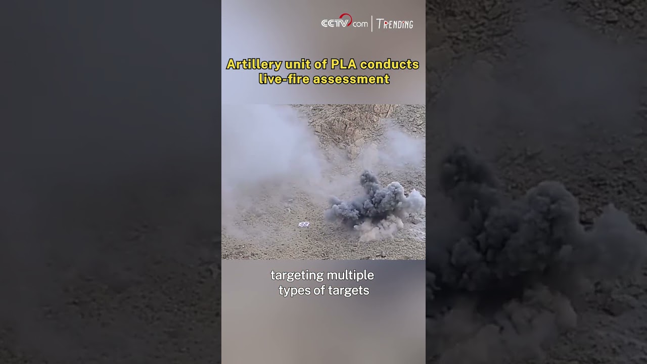 Artillery unit of PLA conducts live-fire assessment