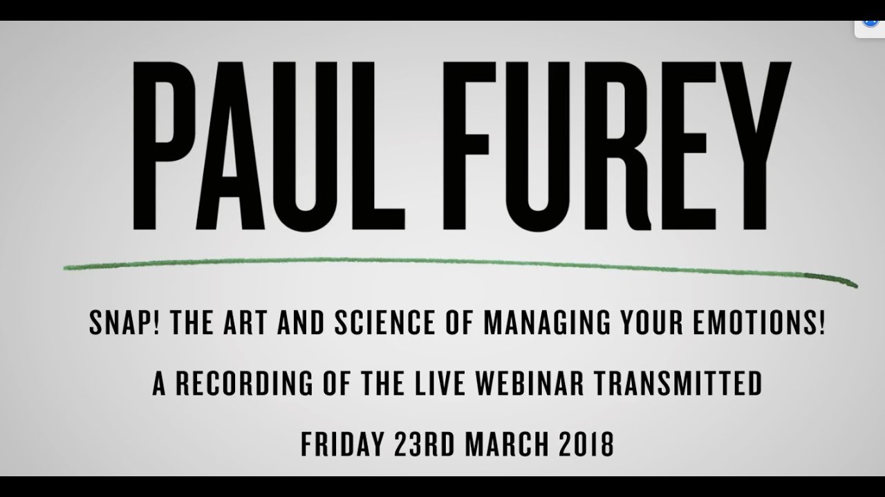 Snap! The art and science of handling feelings!