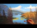 How to paint a big landscape painting - learn the essentials in 18 minutes