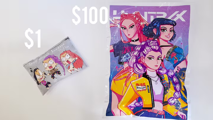 Paper DIY | $1 VS $100 Kpop Demon Hunters Blind Bag Unboxing