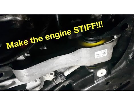 How to install LOWER ENGINE MOUNT POWERFLEX BUSH Mini Cooper S F56