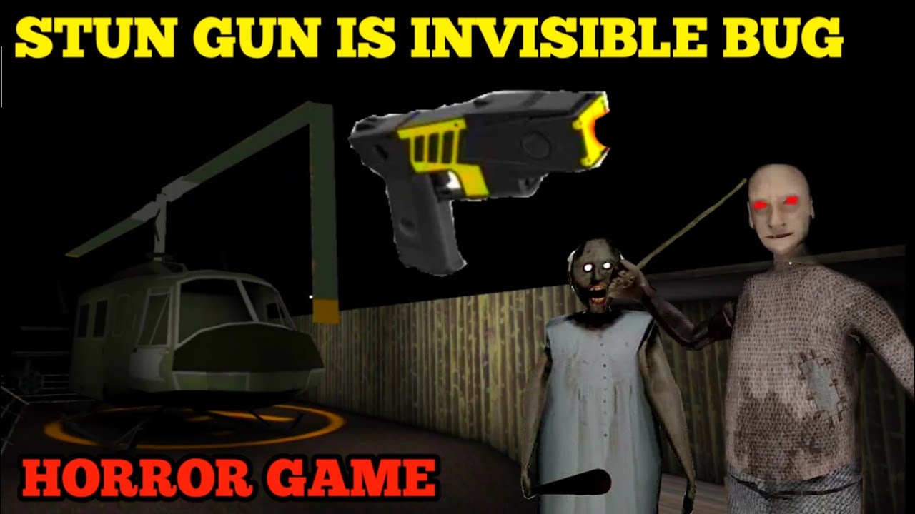 GRANNY KIDNAPPED STUN GUN IN EXTREME MODE NEW BUG STUN GUN GRANNY
