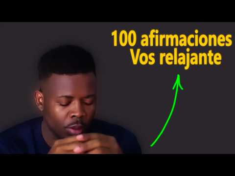 4 HORAS de  AFIRMACIONES SUSURRADAS para DORMIR con voz relajante
