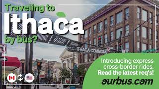 Now offering express bus trips between Toronto & Ithaca!