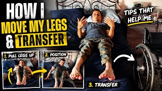 How I Move My Legs & Transfer♿️