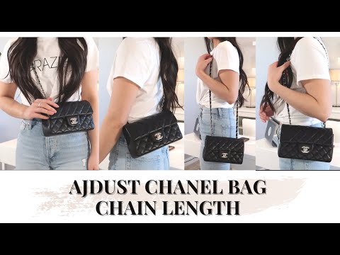 👜How to Change Chanel Flap Strap to be Handheld/DIY! 