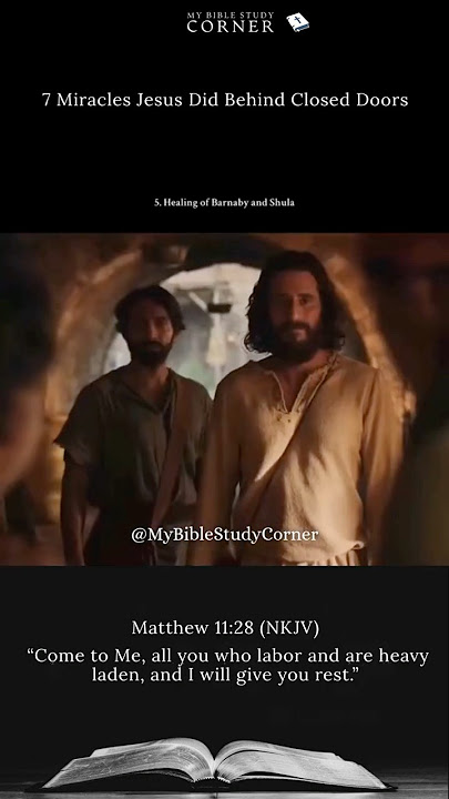 7 Miracles Jesus Did Behind Closed Doors #jesus #miracle #biblestudy #christian #jesussaves #shorts