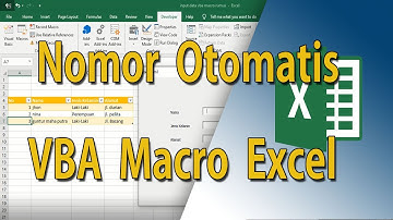 Tutorial VBA Macro Excel #9 Membuat Nomor Otomatis