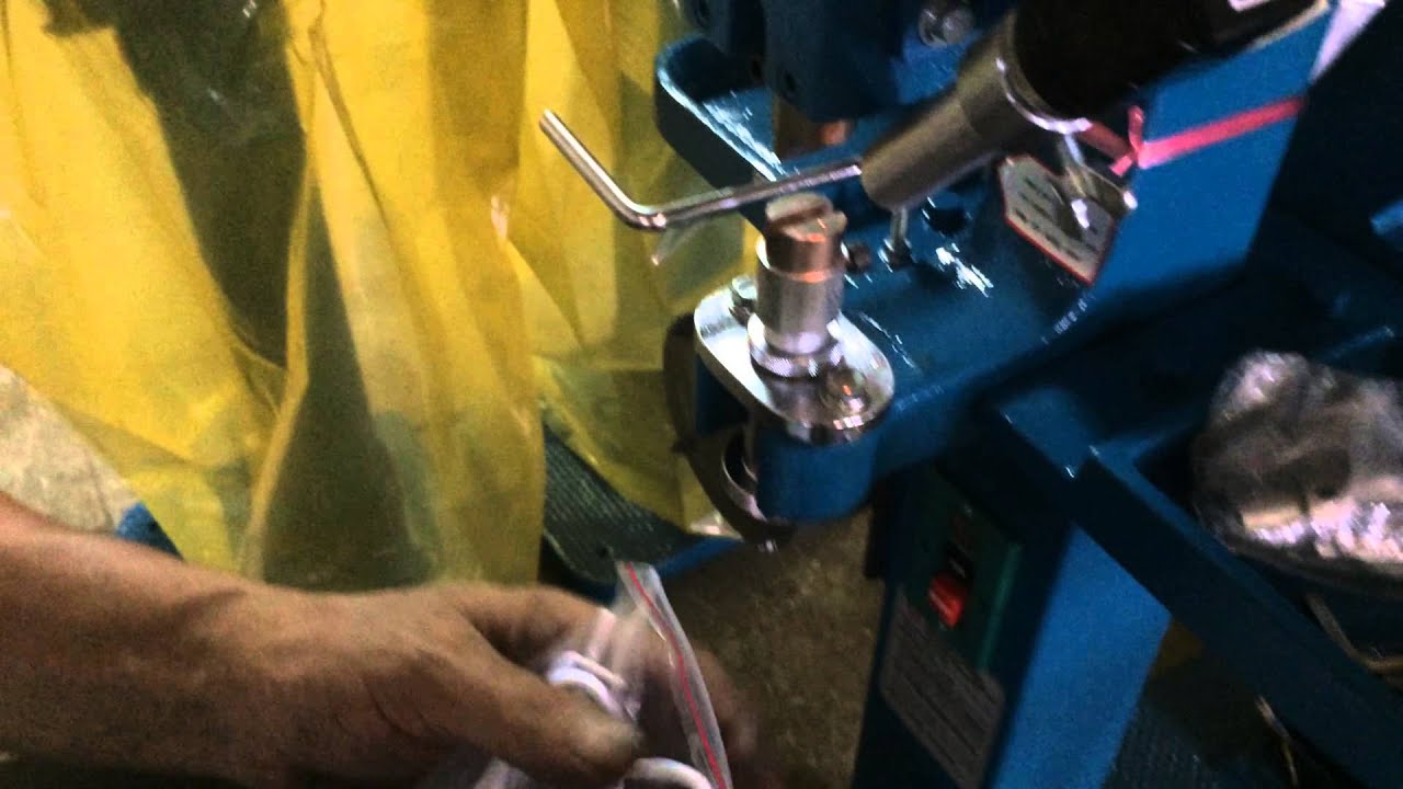 CMS metal tipping machine - YouTube