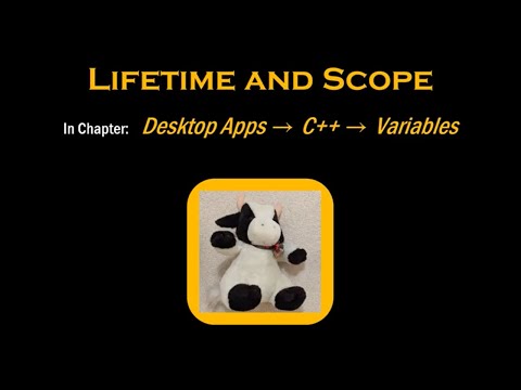 C++: Lifetime and Scope