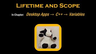 C++: Lifetime and Scope