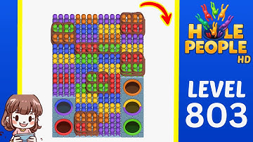 Hole People Level 803 Solution Walkthrough