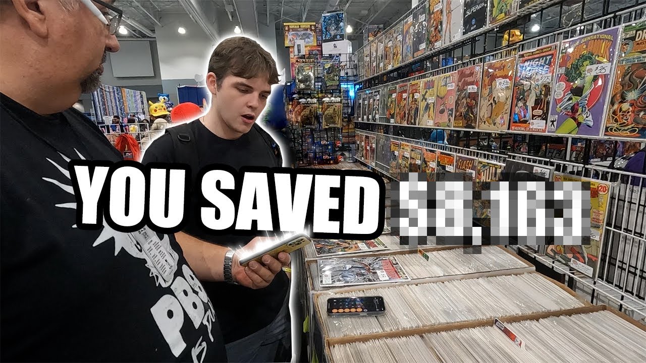 ПОКУПКА КОМИКСОВ НА СУММУ 10 000 ДОЛЛАРОВ НА COMIC CON — БОЛЬШАЯ ЭКОНОМИЯ!