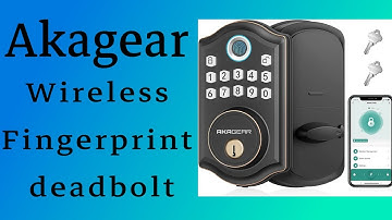 Akagear DS10 pro keyless deadbolt electronics and gadgets