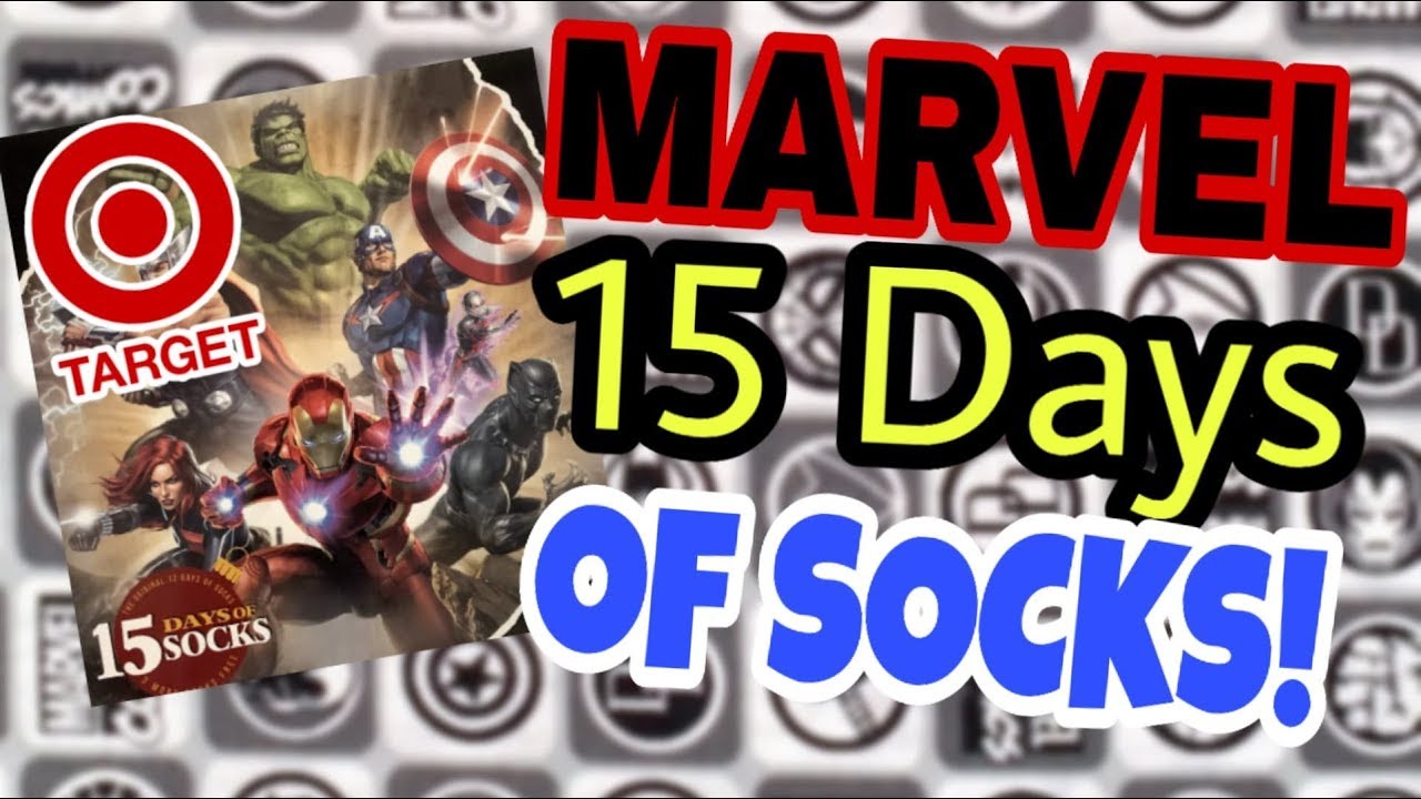 Marvel 15 Days of Socks (Target)